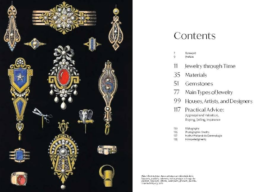 洋書（ヴィンテージ）：Antiques and Jewelry Designs Antique French Jewelry: 1800-1950 | Art Book Is